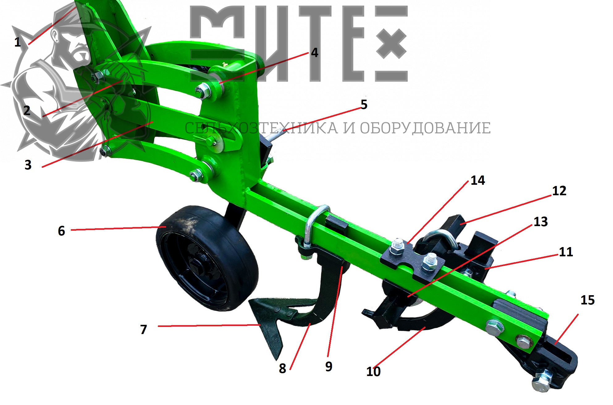 СЕКЦИЯ КУЛЬТИВАТОРА КРН