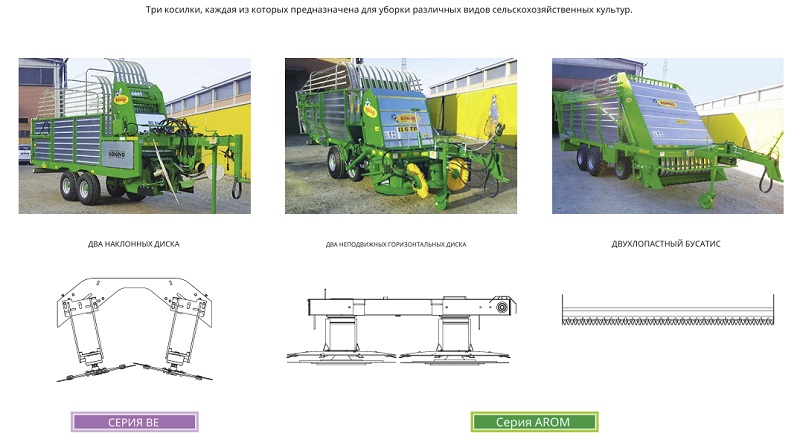 комбайн БОНИНО РЕЖУЩИЙ АППАРАТ